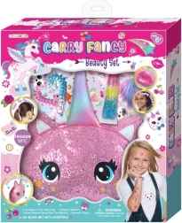 Make-up- und Aufkleber-Set mit Kosmetiktasche