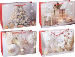 Geschenktasche Weihnachten M 25 × 32 × 11 cm