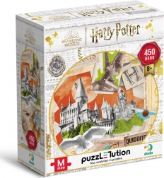 Puzzle Harry Potter: Schule für Hexerei und Zauberei in Hogwarts 450 Teile