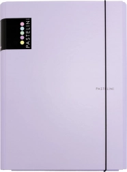 3-Klappen-Laminomappe mit Gummiband Pastelini – Violett