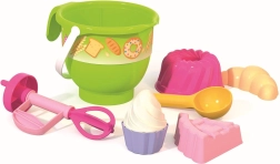 Androni Sandspiel-Backset mit Handmixer, 6 Teile