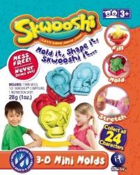 Skwooshi Sammelbeutel mit Modelliermasse und 3D-Miniform