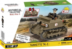 Panzer Modell TK-3 für Baukasten-Set, 323 Teile