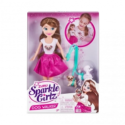 Puppe Sparkle Girlz mit zwei Hündchen 28 cm