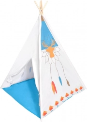 Kinder-Tipi ECOTOYS mit Holzkonstruktion und Bodenmatte