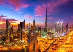 ENJOY Puzzle Sonnenaufgang über Dubai – 1000 Teile
