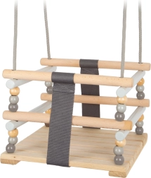 Holzschaukel für Kinder im skandinavischen Stil