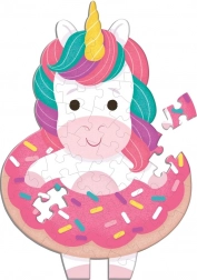 Puzzle Bunter Einhorn mit Duft 48 Teile