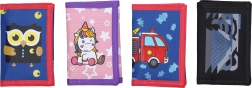 Geldbörse mit Klettverschluss 12,5 × 25 cm – Motivmix