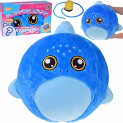 Großer Plüsch-Ball Maskottchen Hai 45 cm