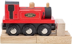 Bigjigs Rail Holzlokomotive Terrier Rot