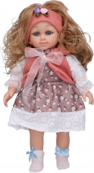 Puppe mit Schleife 39 cm