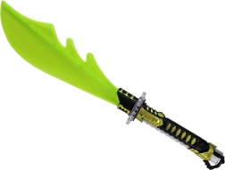 Leuchtende gelbe Machete für Kinder mit Batterien