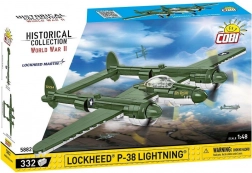 Bausatz Flugzeug LOCKHEED P-38 Lightning – 332 Teile