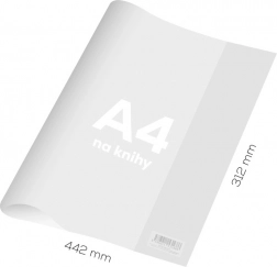 Umschlag für A4-Heft aus festem PVC, transparent