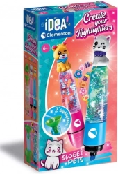 Clementoni Idea kreative Set zum Herstellen von Textmarkern Sweet Pets