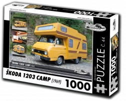 Puzzle RETRO-AUTA ŠKODA 1203 Camp (1969) – 1000 Teile