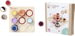 Montessori Tasttafel mit 9 sensorischen Zylindern