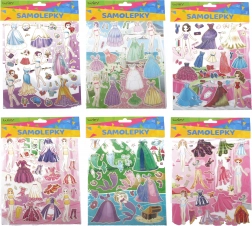 Aufkleber mit Mädchenmotiven – Mix-Varianten