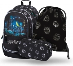 Schulset BAAGL Harry Potter Hogwarts – Rucksack, Federmäppchen und Beutel