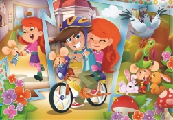 Clementoni Puzzle Maus Gigio mit Freunden MAXI 60 Teile