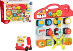 Interaktive sensomotorische Tafel mit Klavier für Kinder