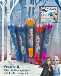 2-in-1 Stempel-Set Frozen – kreative Filzstifte mit Rollstempel