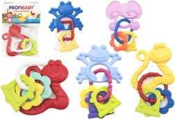 Profibaby Beißring mit Tierchen und Formen - 1 Stück