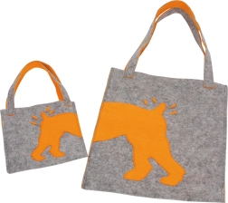 Small Foot Filztaschen Struppi – Set, 2 Stück