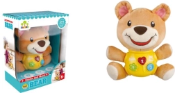 Interaktiver Plüsch-Teddybär mit Licht und Geräuschen