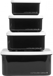 Set aus vier Snackboxen A Little Lovely Company – Weltraum