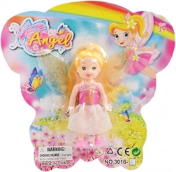 Puppe mit Zubehör 10 cm