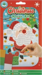 Mosaikbild Weihnachten – Santa 14 × 23 cm GRAFIX