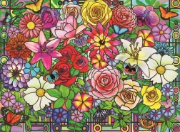 Ravensburger Puzzle Blumenwelt Tiffany XXL 100 Teile