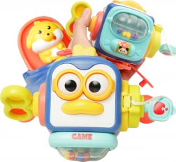 WOOPIE Pinguin Montessori Sensorik-Würfel 6-in-1