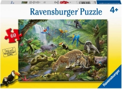 Ravensburger Puzzle Tiere des Regenwaldes 60 Teile