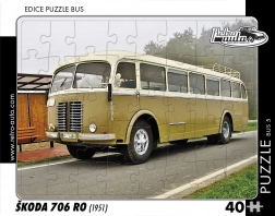 Puzzle Retrobus Škoda 706 RO 40 Teile