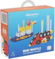 Konstruktionsbausteine Mini Waffle - Fahrzeug-Organizer 140 Teile