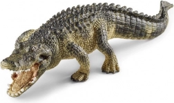 Schleich Wild Life Alligator – realistische Kunststofffigur mit beweglichem Kiefer
