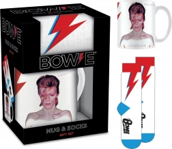 David Bowie Herren-Geschenkset Tasse und Socken