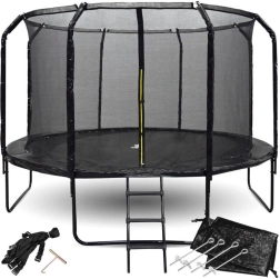 Gartentrampolin SKYFLYER 366 cm mit Sicherheitsnetz und Leiter