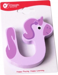 Classic World Holz Buchstabe U