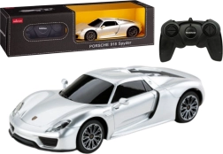 Rennauto RC 1:24 mit Fernsteuerung Porsche 918 Spyder silbern