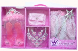 Kinder-Prinzessinnen-Set mit Röckchen und Schühchen