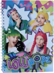 Notizbuch A5 Lollipopz mit Ringbindung