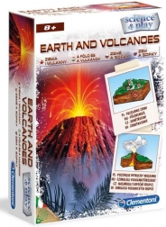 Clementoni Science & Play Erde und Vulkane – wissenschaftliches Set für Kinder