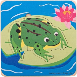 Puzzle für Kinder Lebenszyklen Frosch Bigjigs Toys