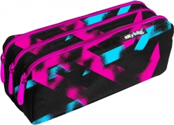 Schuletui mit 3 Reißverschlüssen Line Girl