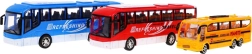 Set aus Bussen für Kinder 3+ Schulbus und Ausflugsbusse mit lebendigen Farben