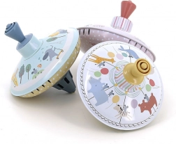 Metallkreisel mit Illustrationen von Sarah Betz